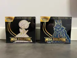Pokemon TCG Mega Evolutions Gardevoir And Lucario Elite Trainer Box X2 - Image 1