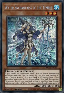Water Enchantress of the Temple 1st Ed Prismatic Secret MP23-EN265 Yu-Gi-Oh! - Image 1