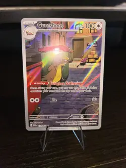 Gumshoos Illustration Rare 153/132 Mega Evolution Pokemon TCG Near Mint Card NM - Image 1