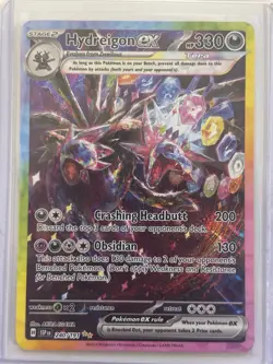 Pokemon TCG Surging Sparks Hydreigon EX Full Art Double Rare Holo Card 240/191 - Image 1