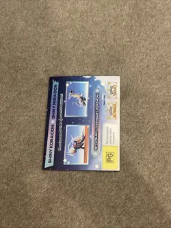 Pokemon Scarlet & Violet Shiny Koraidon or Miraidon Serial Code Card - Image 1