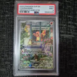 Pokemon TCG Obsidian Flames ETB Charmander Holo Black Star Promo Card SVP044 - Image 1