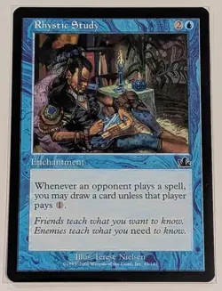 MTG Rhystic Study-Prophecy Card, Never Played, NM/M Condition Rystic - Image 1