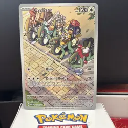 Cyclizar 215/182 Sv04: Paradox Rift Holo Sir Pokemon Card Near Mint - Image 1