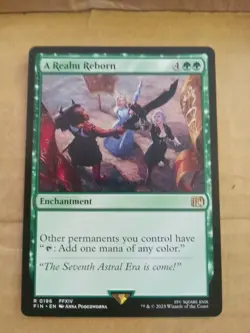 A Realm Reborn - Reg - MTG - Final Fantasy - 0196 - RARE ~ MINT!! - Image 1