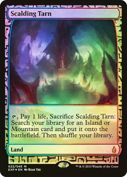Scalding Tarn Foil Masterpiece Series: Zendikar Expeditions MTG - Image 1