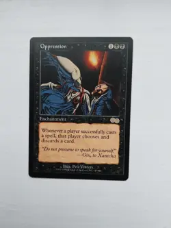 Oppression Urza’s Saga Rare MTG Magic the Gathering [Commander] NM/M [Premodern] - Image 1