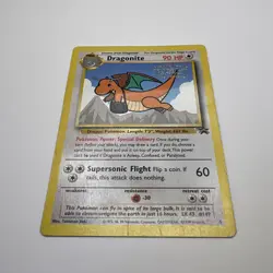 1999 Pokemon TCG Dragonite Black Star Promo Kids WB The First Movie - Image 4