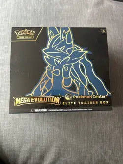 Pokemon Center Elite Trainer Box ETB Mega Evolutions Lucario - Image 1