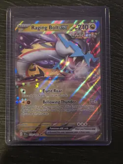 Raging Bolt ex 123/162 Double Rare - Pokemon TCG SV: Temporal Forces NM TEF - Image 1