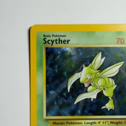 Pokemon TCG Scyther Holo Rare Jungle Set 10/64 WOTC Vintage 1999 - Image 3