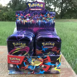 Pokemon TCG Mega Evolution MEGA HEROES MINI TIN DISPLAY Factory Sealed FAST SHIP - Image 1