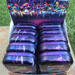 Pokemon TCG Mega Evolution MEGA HEROES MINI TIN DISPLAY Factory Sealed FAST SHIP - Image 2