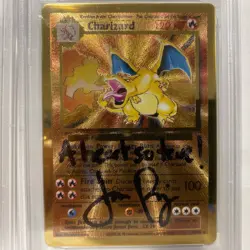 Pokemon PSA10 Celebrations UPC Metal Charizard #4 & Metal Pikachu #58 SIGNED - Image 3