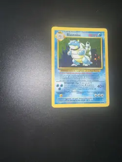 Pokemon Blastoise 2/102 Set Base Rara Holo Unlimited Wizards ITA Carte Vintage - Image 3