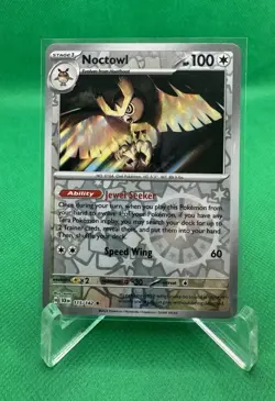 Noctowl 115/142 NM EN Pokemon TCG Stellar Crown SCR Reverse-Holo - Image 1