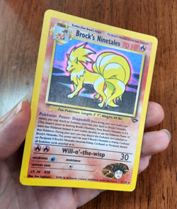 Pokemon TCG Brock's Ninetales Gym Challenge 3/132 holo rare 2000 LP - Image 3