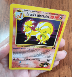 Pokemon TCG Brock's Ninetales Gym Challenge 3/132 holo rare 2000 LP - Image 4