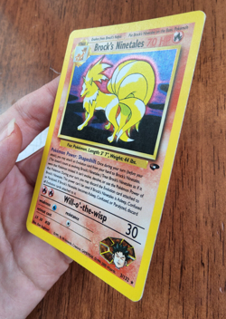 Pokemon TCG Brock's Ninetales Gym Challenge 3/132 holo rare 2000 LP - Image 5