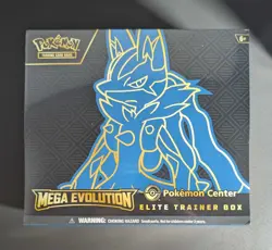 Pokemon Center Mega Evolution Elite Trainer Box ETB Lucario & Gardevoir IN HAND - Image 2