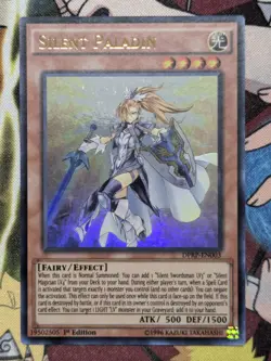 Yugioh Silent Paladin DPRP-EN003 Ultra Rare 1st Ed NM - Image 1