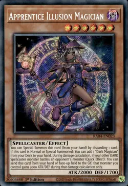 Apprentice Illusion Magician - Secret Rare 1st Edition RA04-EN023 - NM - YuGiOh - Image 1