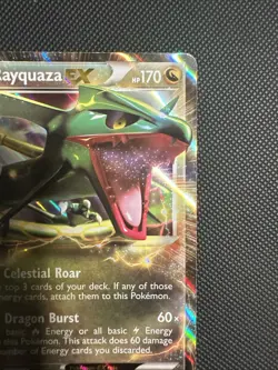 Pokemon TCG Rayquaza EX Holo Rare Card 85/124 Exalted Dragons Series - Image 3