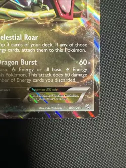 Pokemon TCG Rayquaza EX Holo Rare Card 85/124 Exalted Dragons Series - Image 4