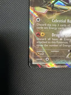 Pokemon TCG Rayquaza EX Holo Rare Card 85/124 Exalted Dragons Series - Image 5