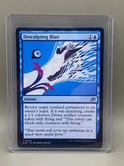 DESCULPTING BLAST #0054 Edge Of Eternities MTG UNCOMMON Card Near Mint - Image 1