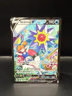 Pokemon TCG Starmie v Astral Radiance Holo Ultra Rare Card TG13/TG30 - Image 3