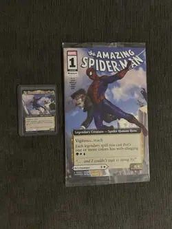 Amazing Spider-Man 1 NYCC Magic The Gathering Comic & Spider-man MTG Card - Image 1