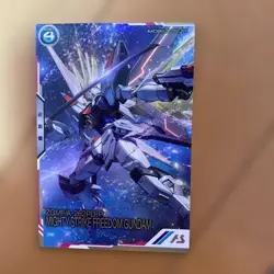 Gundam Arsenal Base Promo Mighty Strike Freedom Trading Card Playable - Image 1