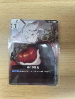 Gundam Trading Card Overflowing Compassion Promo Play Condition Newtype - Image 1