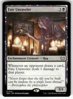 FATE UNRAVELER #141 (RARE) MTG COMMANDER: DUSKMOURN: HOUSE OF HORROR - Image 1