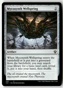 MYCOSYNTH WELLSPRING #252 (COMMON) MTG COMMANDER 2021 - Image 1