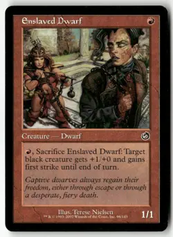 ENSLAVED DWARF #96 (COMMON) MTG TORMENT - Image 1