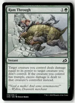 RAM THROUGH #170 (COMMON) MTG IKORIA: LAIR OF BEHEMOTHS - Image 1