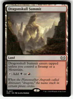 DRAGONSKULL SUMMIT #271 (RARE) MTG COMMANDER: DUSKMOURN: HOUSE OF HORROR - Image 1