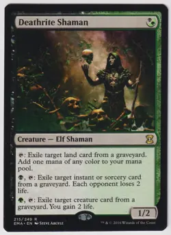 MTG 1X Deathrite Shaman X1 Eternal Masters Magic - LP - Image 1