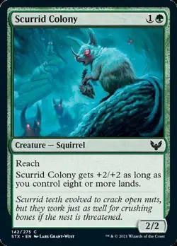 Scurrid Colony - Near Mint MTG Strixhaven - Image 1