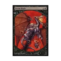 WOTC MtG Magic Player Reward Promos Doom Blade (P) EX - Image 1