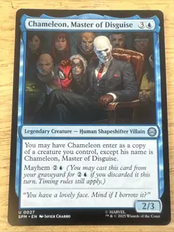 Chameleon, Master of Disguise #27 Near Mint SPM Marvel's Spider-Man Magic MTG - Image 1