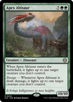 MTG - Apex Altisaur - LCI Commander - Magic the Gathering - Image 1