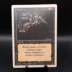 Terror - (MP) Revised Edition Core Set - Magic the Gathering MTG - Image 1