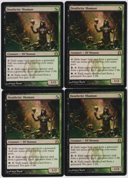 MTG 4X Deathrite Shaman X4 Return to Ravnica Magic - NM/PL - Image 1