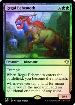 MTG - Regal Behemoth - Foil - Commander Masters - Magic the Gathering - Image 1