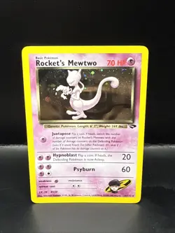 Pokemon TCG Gym Challenge Rocket's Mewtwo 14/132 Holo - Image 2