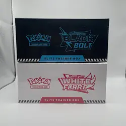 Pokemon Black Bolt & White Flare Elite Trainer Box Factory Sealed 2 Pack ETB #1 - Image 5