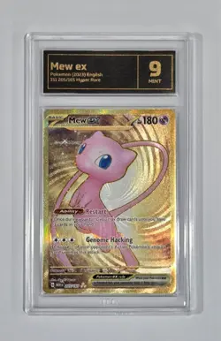 Pokemon Slab: Mew ex - 205/165 - MEW - Graded TCG Mint 9 - Image 1